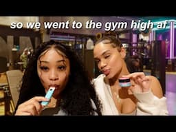 we went to the gym high af off edibles 😂💨