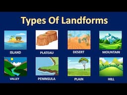 Types Of Landforms I Landforms In The World I Landforms Of The Earth I Landforms