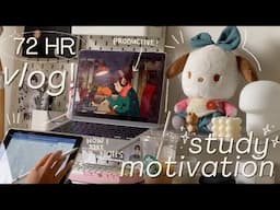 STUDY MOTIVATION 🎧💻 productive vlog, how i take notes, study with me