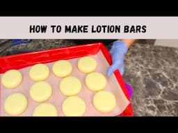 How To Make A Lotion Bar ( Body Butter Bar, Massage Bar )