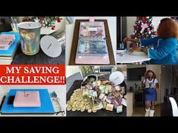 MY SAVING CHALLENGE// BUDGETING//MU MONTHLY PAYDAY ROUTINE