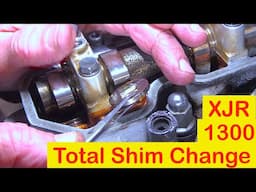 Yamaha XJR 1300:-  Replacing All The Valve Shims !