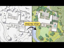 How To Hand Render A Residential Landscape Plan With Morpholio Trace