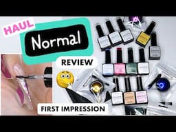 NORMAL Haul | First impression and Sculpting Almond nails