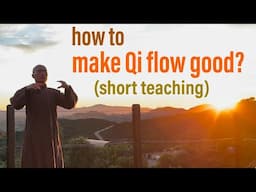 HOW to Make Qi FLOWING GOOD Again ? | well-being qigong routine (Short Teaching)