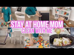 STAY AT HOME MOM CLEANING MOTIVATION // CLEAN WITH ME 2025 // BECKY MOSS