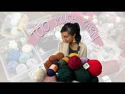 Finally confronting my yarn stash | Yarn Stash Tour | Knitting stash update 2024