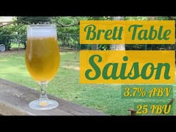 Summer Beer Recipe: Brett Table Saison