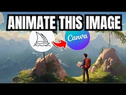 How To Make 3D Videos Using Canva (Animate Midjourney Images In Canva)