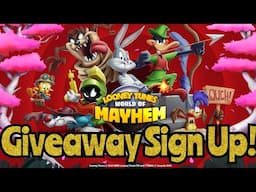 January Giveaway Sign Up Looney Tunes World of Mayhem