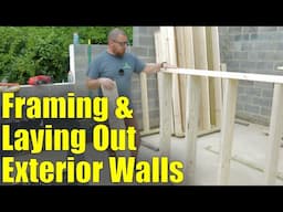 Garage Build #25 - Framing/Laying Out Exterior Wall