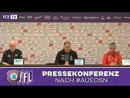 Die Pressekonferenz nach dem Heimspiel gegen den VfL Osnabrück