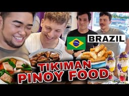 FOREIGNERS TRY FILIPINO FOOD IN BRAZIL 🇧🇷