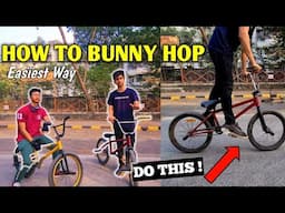 How To Bunny Hop BMX 3 easy steps Bunny Hop kaise karein