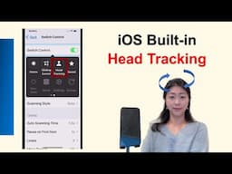 iOS Built-in Head Tracking: Control iPhone with Head Movement (iOS 내장 머리 움직임 추적 기능, 한국어 자막)