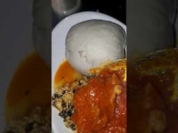 Bukka style Nigerian Egusi Soup with pounded yam #familychef #fufu #egusi #shorts2025 #shorts