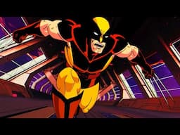 Wolverine action scenes from the cartoons Compilation(1981-2024)