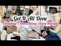 ✨Mobile Home Get It All Done Clean, Decorate, & Cook! CLEANING MOTIVATION / CLEAN WITH ME