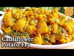 Cauliflower Potato Fry | Delicious Cauliflower Potato Vegetable | Aloo Gobi Sabji | Goan Recipes