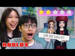 we got BULLIED in roblox dress to impress... 😭