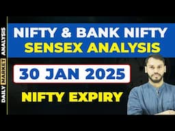 NIFTY PREDICTION FOR TOMORROW | 30 JANUARY | BANK NIFTY PREDICTION| NIFTY LIVE TRADING| NIFTY EXPIRY