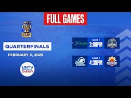 LIVE FULL GAMES: UNTV Cup Season 11 Quarterfinals at Amoranto Arena, QC | February 05, 2025