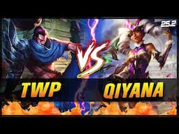 TheWanderingPro - Yasuo vs Qiyana MID Patch 25.S1.2 - Yasuo Gameplay