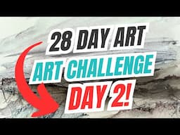 28 Day-Art Challenge Day 2: Unlocking Soft Tones with Watercolors!