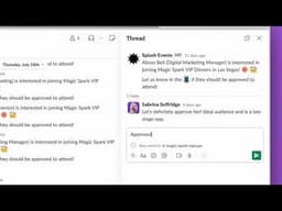 Slack notifications for registration updates