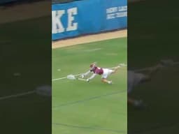 Lacrosse Goalie Makes an EPIC Play…Almost 😅 #shorts