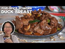 Five-Spice Powder Duck Breast | Super Tender | Marinated Meat Stir-Fried in 1 Minute