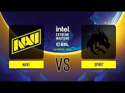 NAVI vs. Spirit - IEM Katowice 2025 - Group B