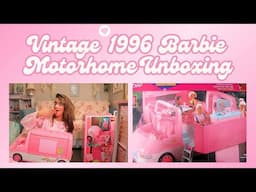 Unboxing The 1996 Barbie Motorhome 🎀