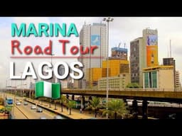 Life in Marina Lagos Island, Marina Rd Skyline, Tinubu Square to Apapa, Nigeria 🚗