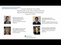 Geriatric Medicine Town Hall January 27, 2025