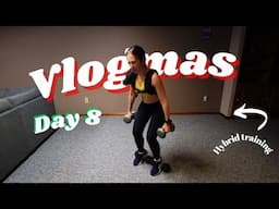 Vlogmas Day 8 | Training with a Weighted Vest + Staying Fit During the Holiday Blues