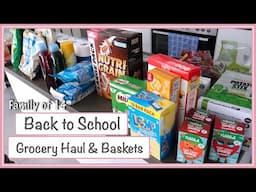 BACK to SCHOOL Grocery Haul & School Baskets + NEW CAR!