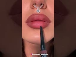 Beautiful Lipstick Makeup Tutorial 💄 By @amadea_dashurie on Instagram #shorts #lipart