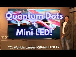 World's Largest 115 inch TCL QD-Mini LED TV (115X955 MAX ) - The Best TV of 2025