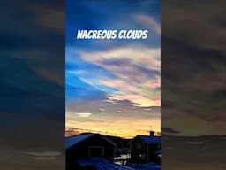 Nacreous clouds