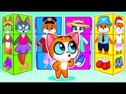 Dress Up Adventure | My Clothes Are Gone | Good Habits | Kids Cartoons | Purr-Purr