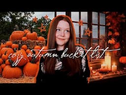 Cozy Autumn Bucket List 🍂🎃 Activities + Vibes