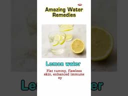 Amazing Water Remedies | Amazing Health Benefits of Water || Natural Health Remedies