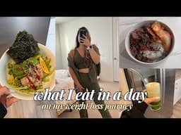 WHAT I EAT IN A DAY WEIGHT LOSS JOURNEY | high protein low calorie meal ideas, trader joe meal ideas