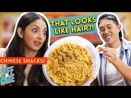 Mexican Wife Tries Chinese Snacks!