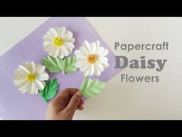 How to Make Paper Daisy | Handmade Paper Daisy Flower | DIY Paper Gerbera | DIY Daisy Flower at Home