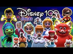 DISNEY 100 - Pack de TRANSFORMACIONES ÉPICAS | TOY SHOTS (2025) - Colección Just Play