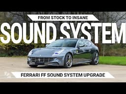 Ferrari FF Sound System UPGRADE! Custom Subwoofer TRANSFORMS The Experience