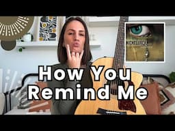 How You Remind Me Nickelback Guitar Lesson [Chords Strumming Play Along!]