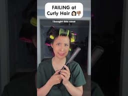 FAILING at Curly Hair!!👩🏻‍🦱👎🏽 #hairfails #hairproblems